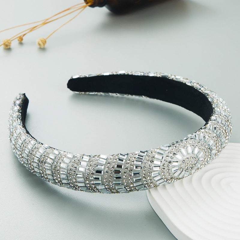 Hair Hoop Fashion Shiny Crystal Baroque Head Hoop French Hair Hoop Small Fragrance Hair Band Hair Accessories - V.I.P Digital Presence
