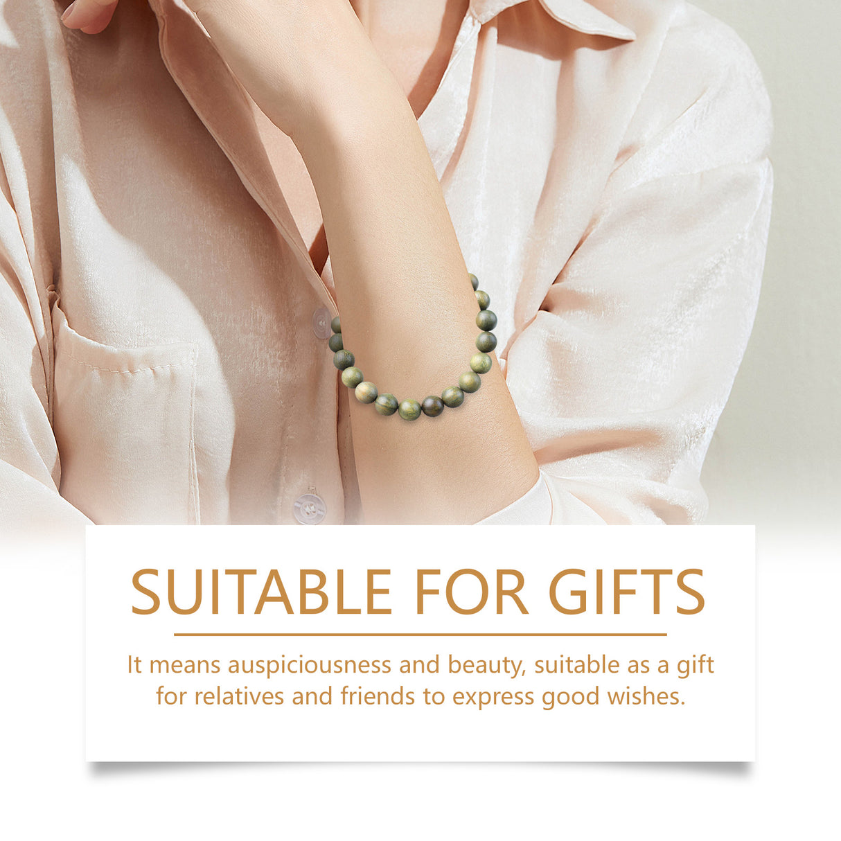 Green Sandalwood Bracelet Trend Fashion Elegant Portable Durable Good-Looking Niche Design Bracelet - V.I.P Digital Presence