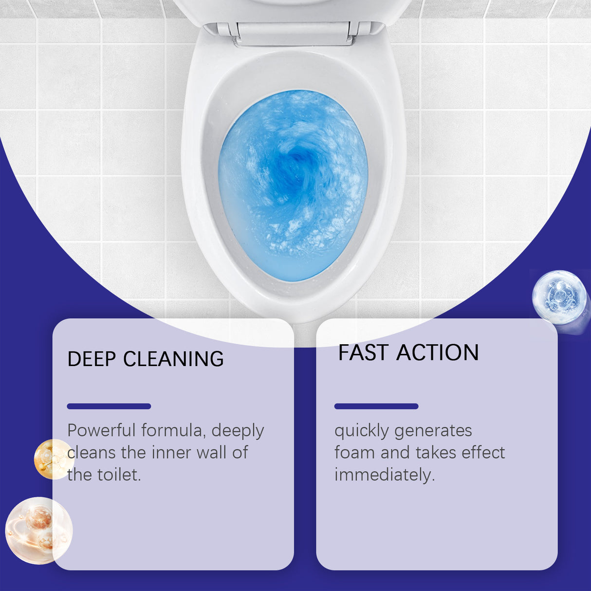 Toilet Foam Cleaner Toilet Odors Clean Dirt Urine Stains Clean Home Environment - V.I.P Digital Presence