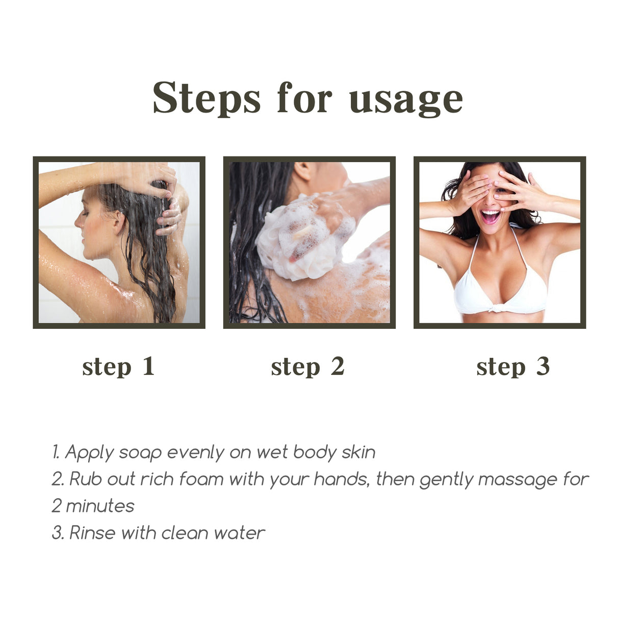 Bamboo Charcoal Black Prickly Skin Soap, Bamboo Charcoal Brightening Skin Whitening Body Cleansing Soap - V.I.P Digital Presence