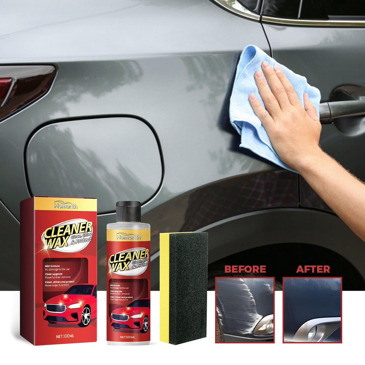 Car Scratch Protectant, Car Paint Scratch Repair Maintenance Clean Stains Refurbish Coating Agent - V.I.P Digital Presence