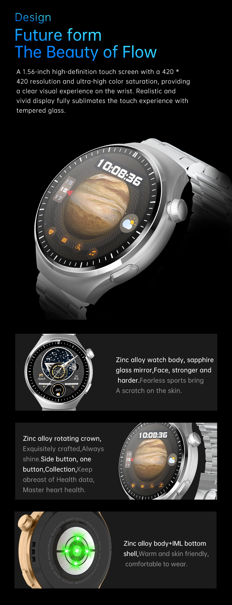 GS Watch4 Pro Smart Bracelet - V.I.P Digital Presence