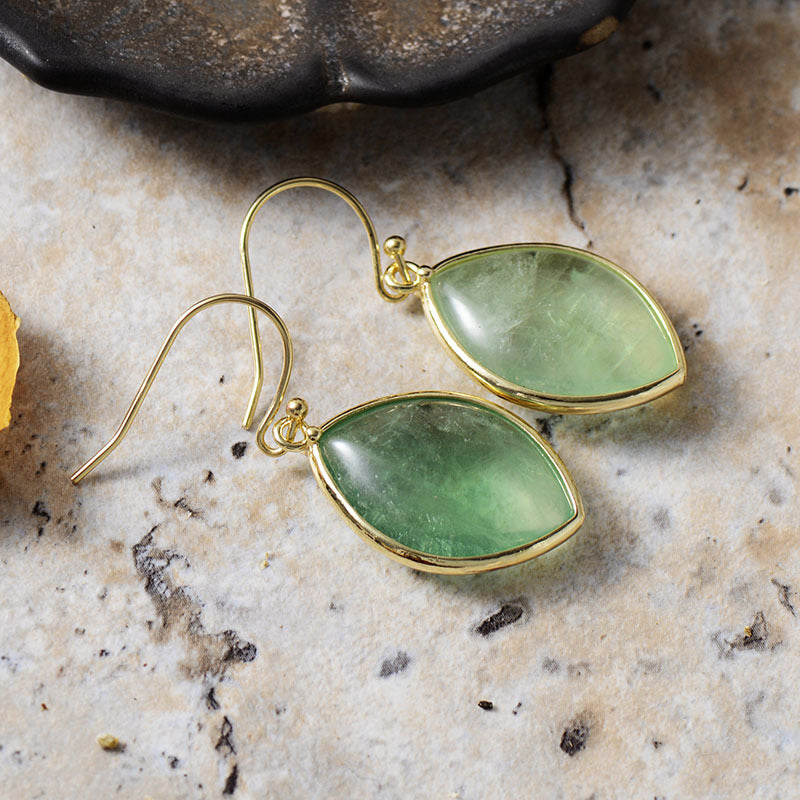 Copper Stone Teardrop Earrings - V.I.P Digital Presence