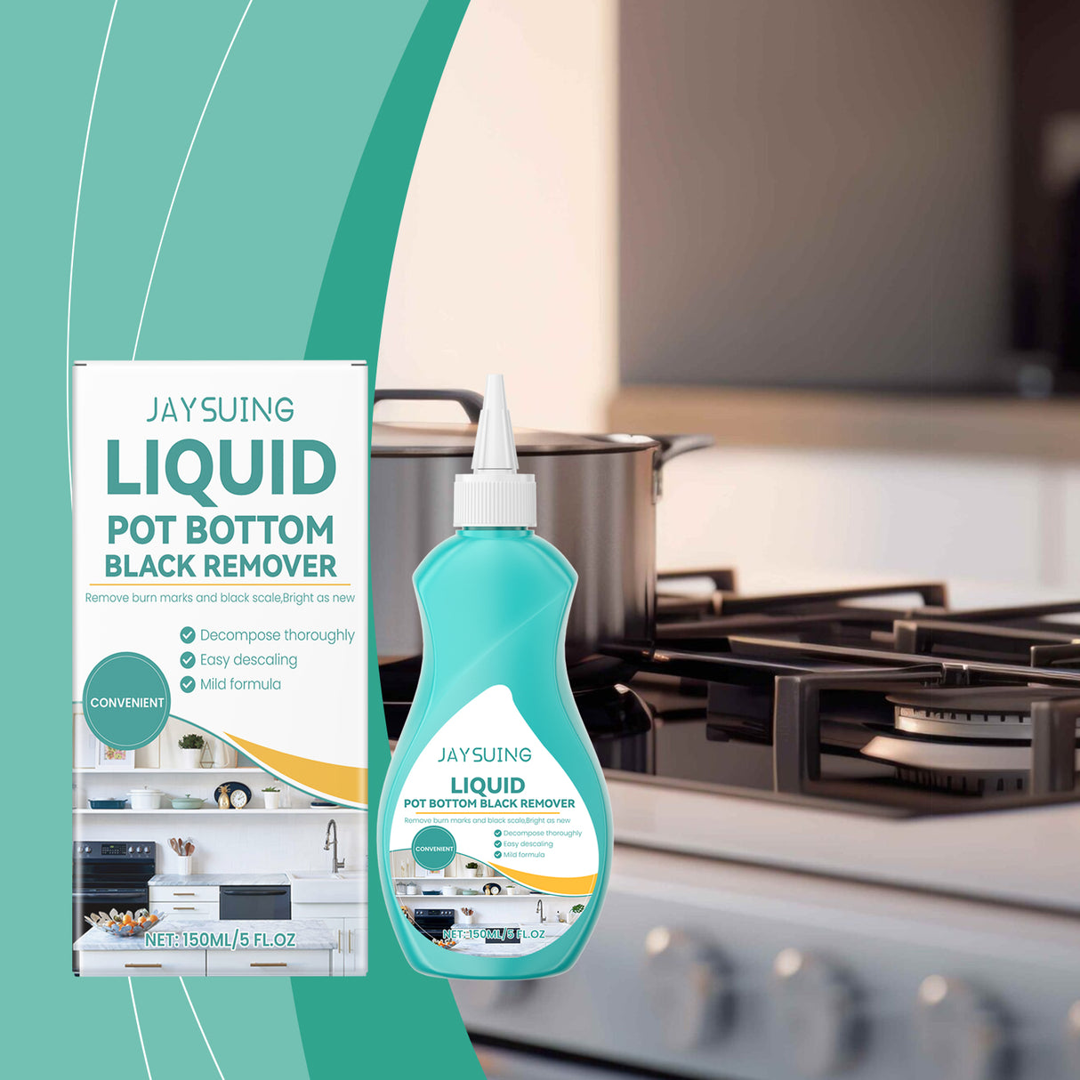 Kitchen Grease Cleaner Remove Grease And Dirt From The Bottom Of Kitchen Pans Polishing Anti-Rust Cleaner - V.I.P Digital Presence