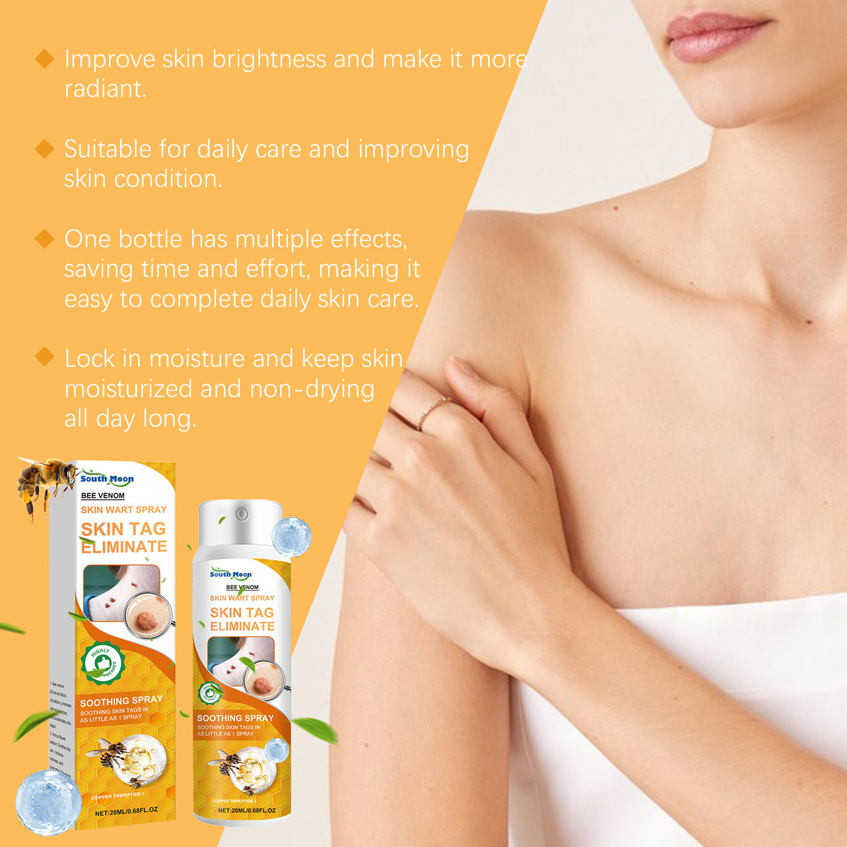 Bee Venom Keyo Spray, Daily Gentle Cleansing Skin Repair Smooth Skin Keyo Spray