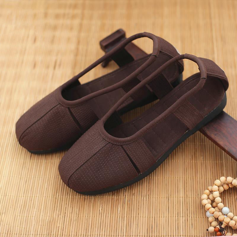 Monk Shoes Single Shoes Arhat Shoes Men's Cloth Top Cotton Shoes Monk Light soled Meditation Shoes - V.I.P Digital Presence