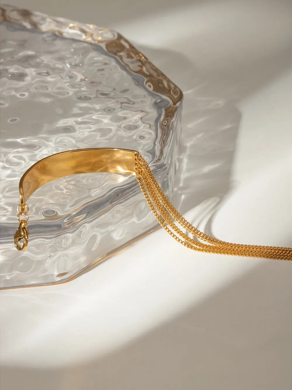 18K Gold-Plated Stainless Steel Bracelet - V.I.P Digital Presence