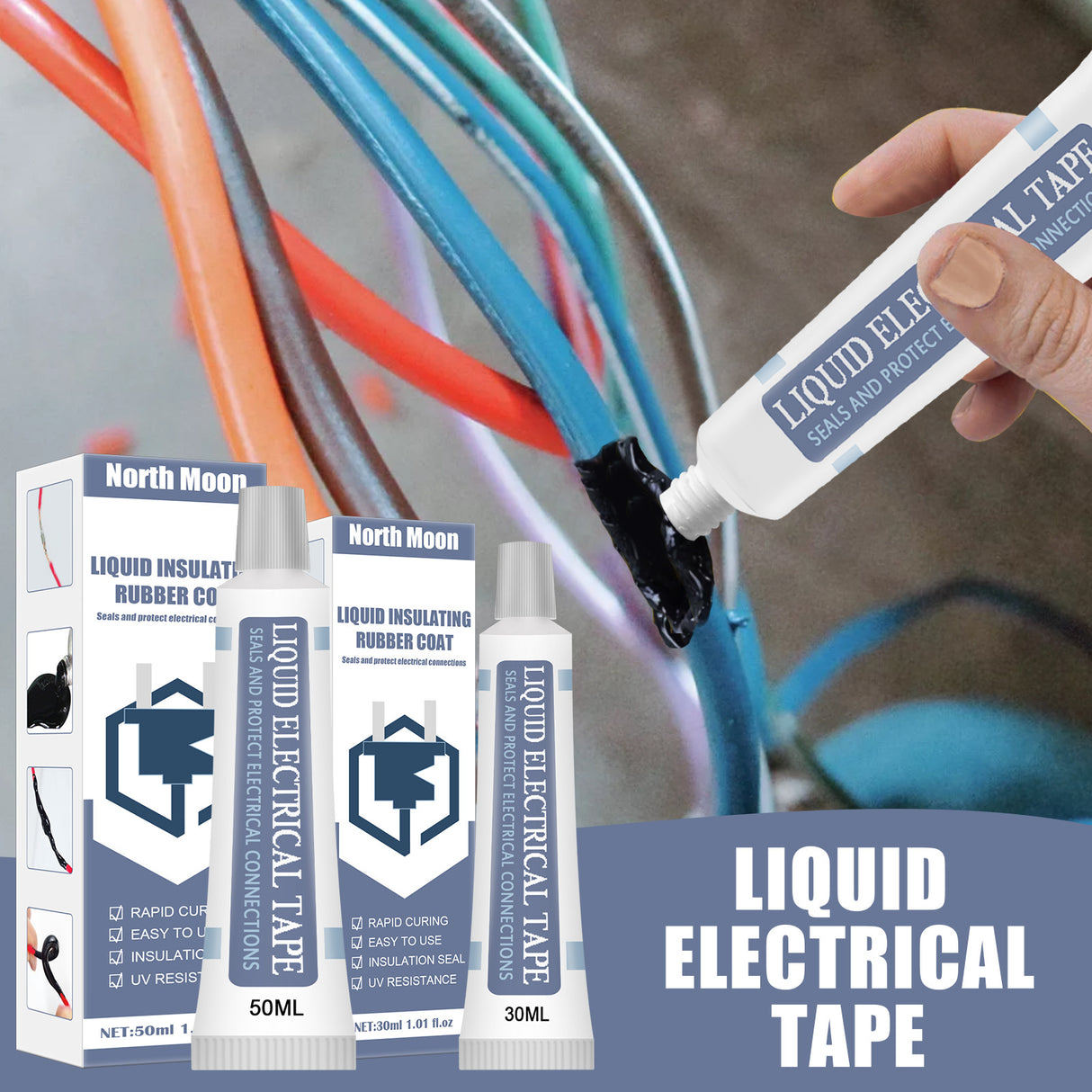 Liquid Insulating Tape Instead Of Heat-Receiving Tube Circuit Board Waterproof Bonding Flame Retardant High Temperature Resistant Battery Sealant - V.I.P Digital Presence