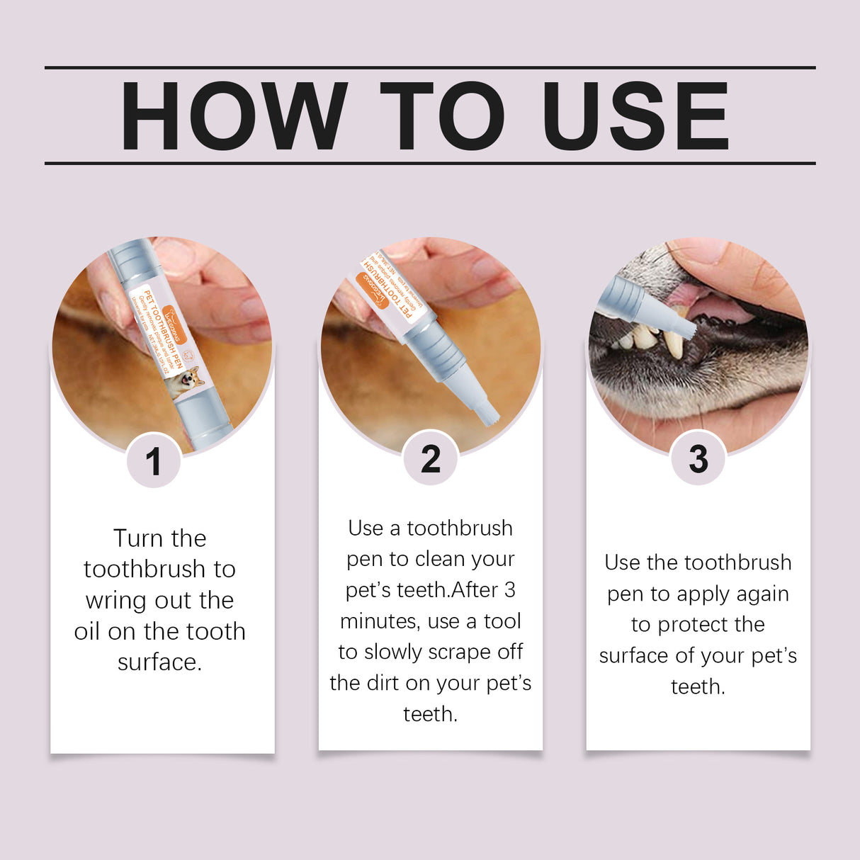 Pet Toothbrush Pen Dog Cat Tartar Stone Cleaning Remove Bad Breath Remove Odor Cleaning Pen - V.I.P Digital Presence