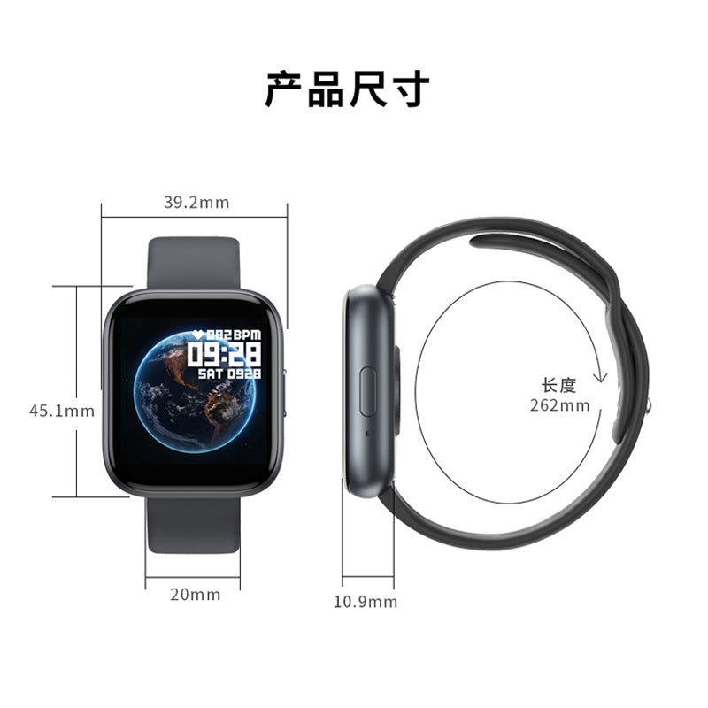 T99 Smart Bracelet Heart Rate Blood Pressure Blood Oxygen Bluetooth Phone Watch Music Bracelet Smart Watch - V.I.P Digital Presence
