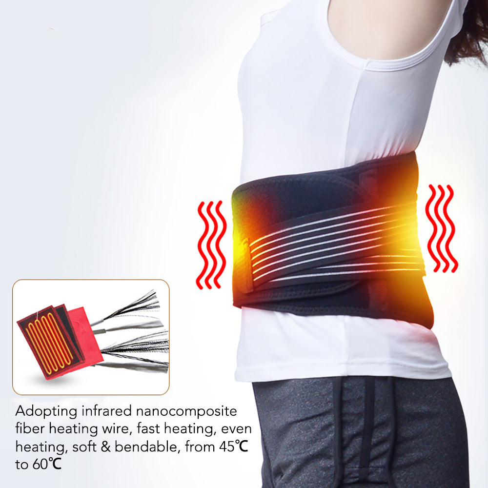 Electric Heating Waist Protection Vibration Massage Lumbar Protrusion Lumbar Vertebra Warm Compress Moxibustion Health Care Protective Belt - V.I.P Digital Presence