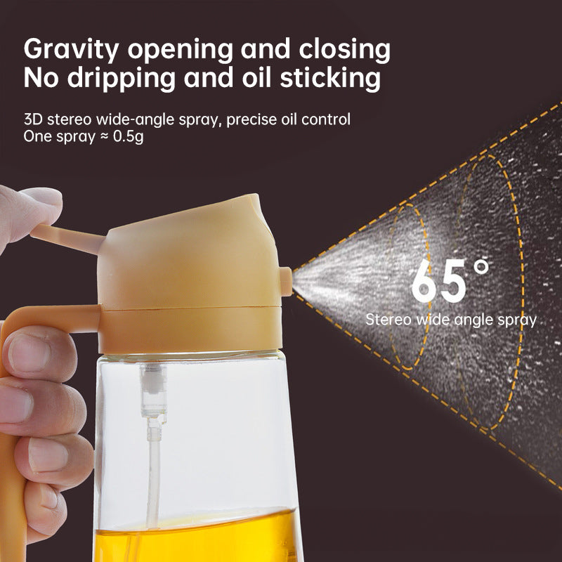 2-in-1 Kitchen Olive Oil Dispenser, Oil Sprayer, Grilling & Picnic Tools - V.I.P Digital Presence