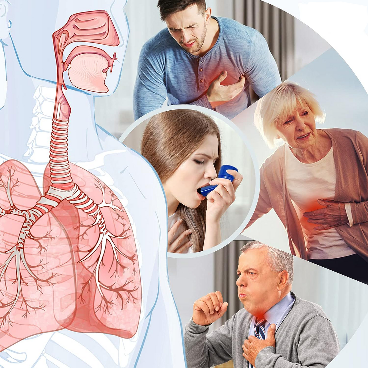 Portable Lung Exerciser Digital Incentive Device Breath Medical Breathing Exercise Device Trainer Lung Exerciser - V.I.P Digital Presence