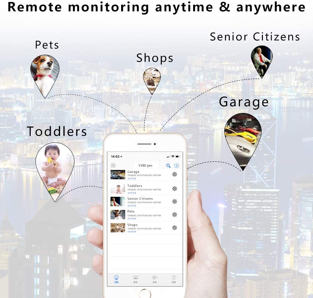 EVKVO HD Smart Mini Wifi USB Camera Real-time Surveillance IP Camera AI Human Detection Loop Recording Mini camera Support 64G - V.I.P Digital Presence