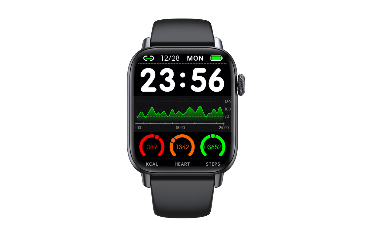 S08PRO Bluetooth Call Smart Watch One touch Connection Step Heart Rate Blood Pressure Blood Oxygen Multi Sport Mode - V.I.P Digital Presence