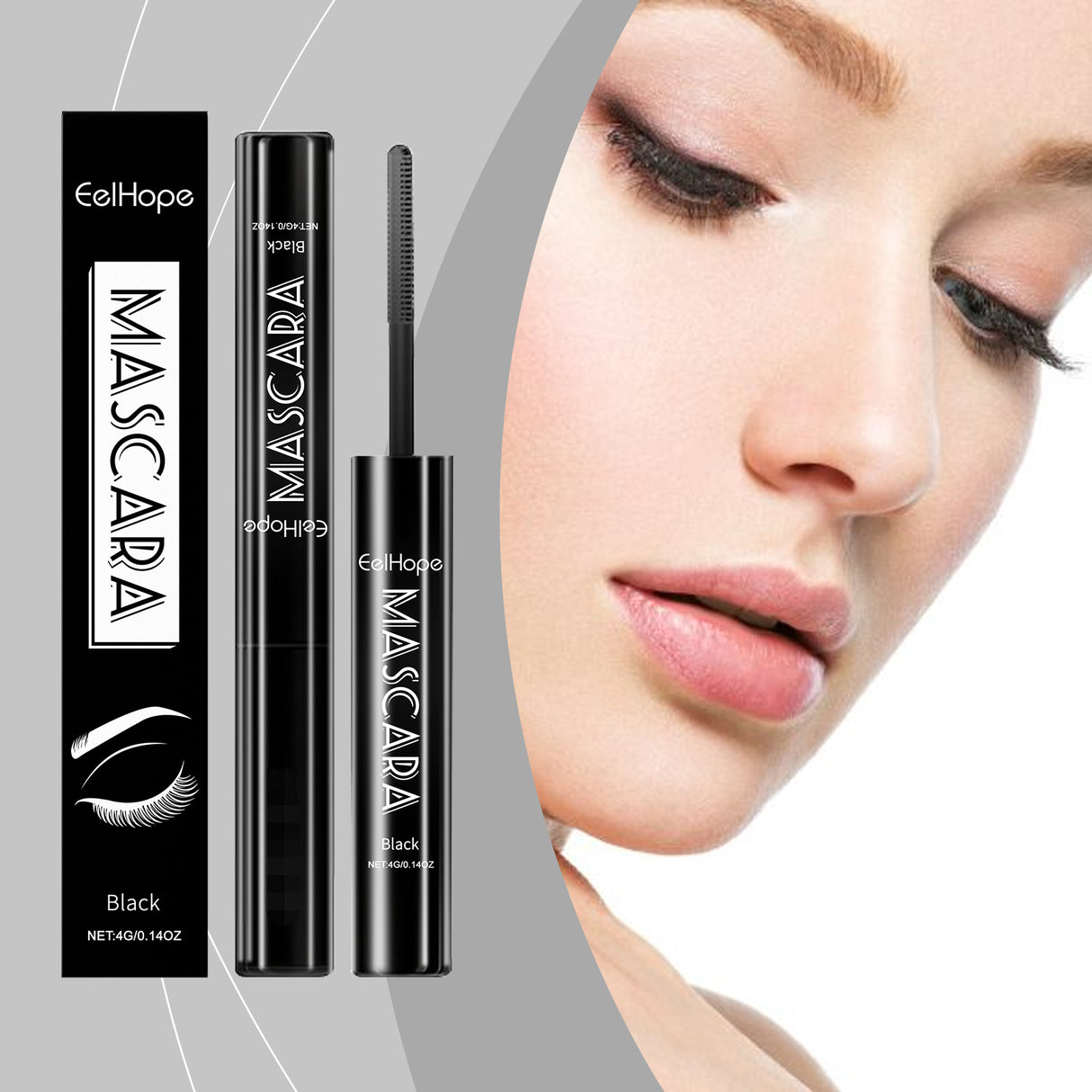Black Mascara Long-Lasting Long-Lasting Makeup Natural Beautiful Curling Does Not Easily Stain Black Mascara - V.I.P Digital Presence