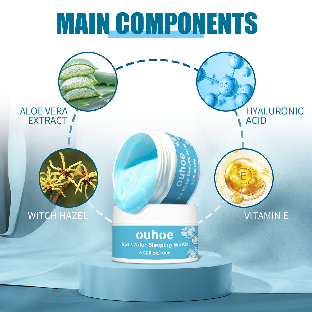 Apply A Sleep Mask, Moisturize Shrink Pores Reduce Facial Melanin Refreshing Mask - V.I.P Digital Presence