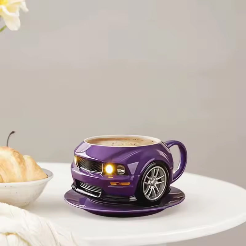 Car-Shaped Stainless Steel Coffee Mug – Handmade, Durable, Novelty Office Cup, Ideal Gift for Car Fans - V.I.P Digital Presence