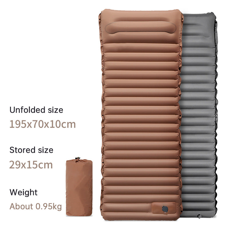 Ultralight Camping Sleeping Pad: Thicken, Self-Inflating with Built-in Pump (Outdoor/Travel) - V.I.P Digital Presence