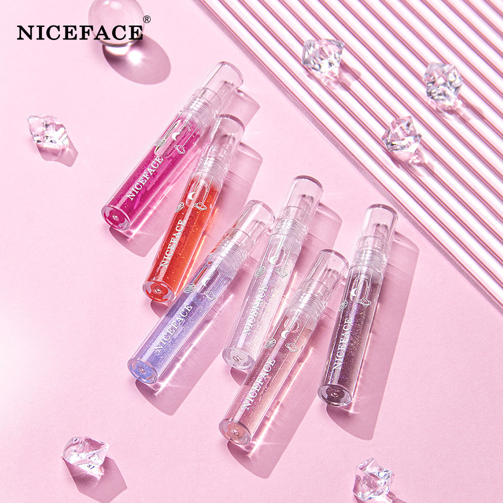 Niceface Glass Water Glossy Lip Gloss Transparent Lip Gloss Moisturizing And Moisturizing Not Easy To Fade White Lip Gloss - V.I.P Digital Presence