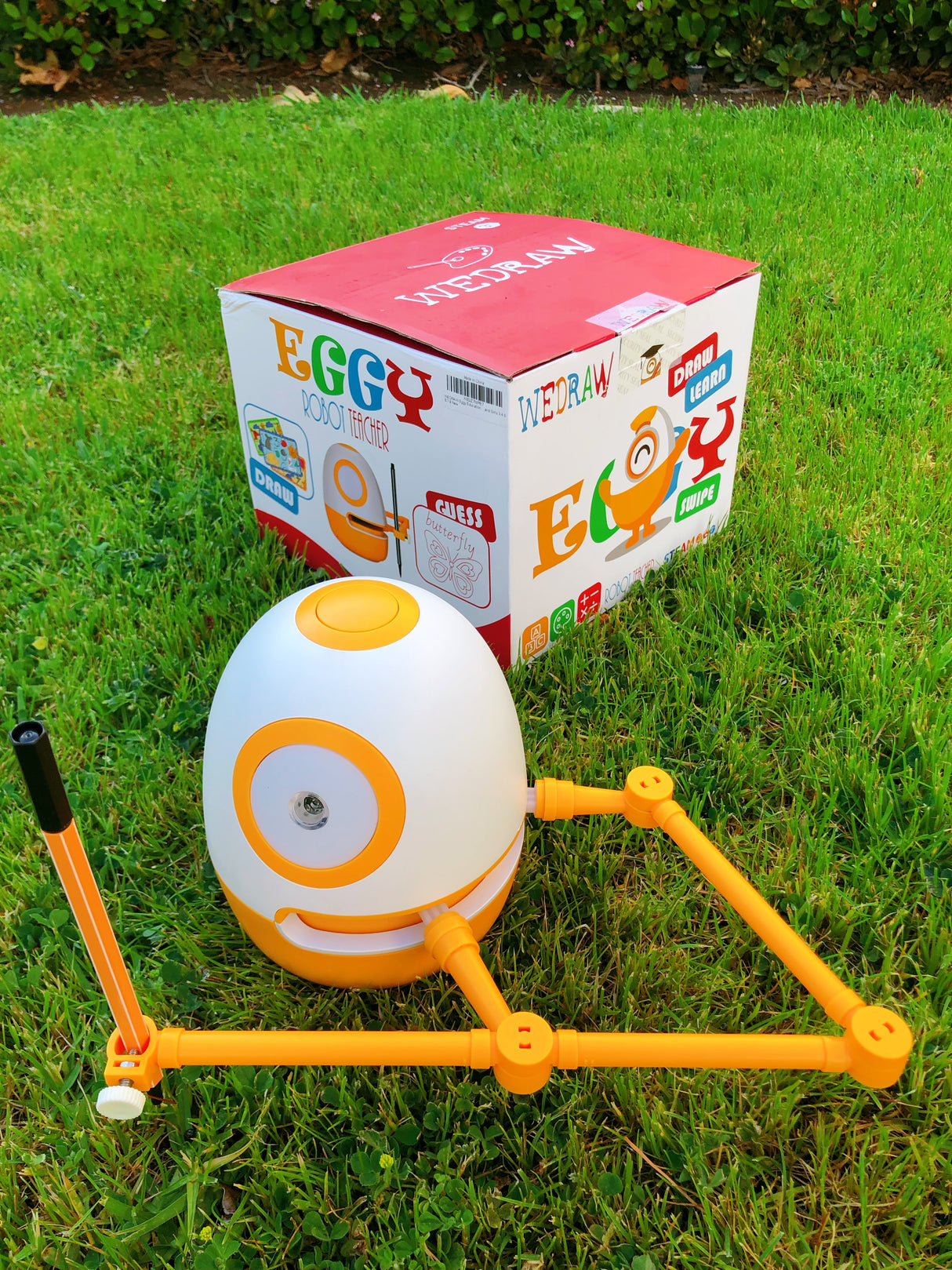 Eggy Robot Teacher We DRAW Educational Robots Preschool Learning Drawing 3+(1 boxes of cards) - V.I.P Digital Presence