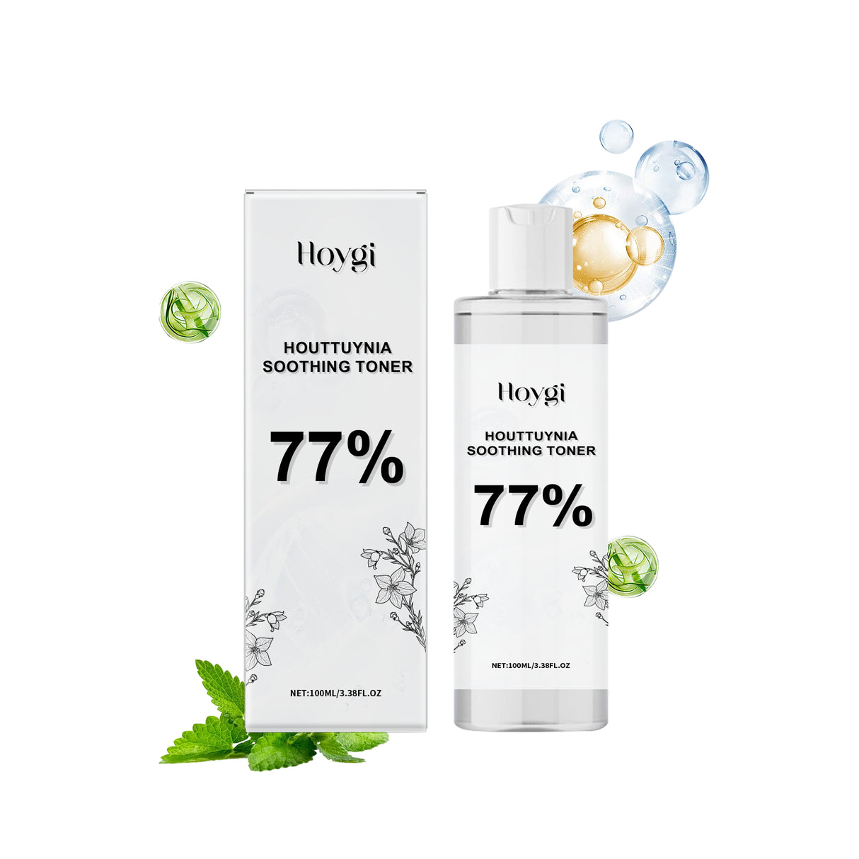 Htuynia Toner Deeply Hydrating, Firming, Smoothing And Brightening Skin Facial Care Essence Water