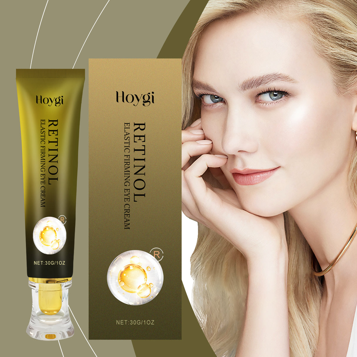 Retinol Eye Cream Tightens And Gently Nourishes Skin Around The Eyes And Lightens Fine Lines Lifting Eye Care Cream