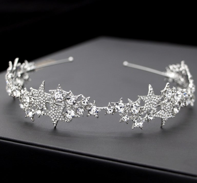 Star Crown New Hair Band Wedding Hair Accessories Bridal Jewelry - V.I.P Digital Presence