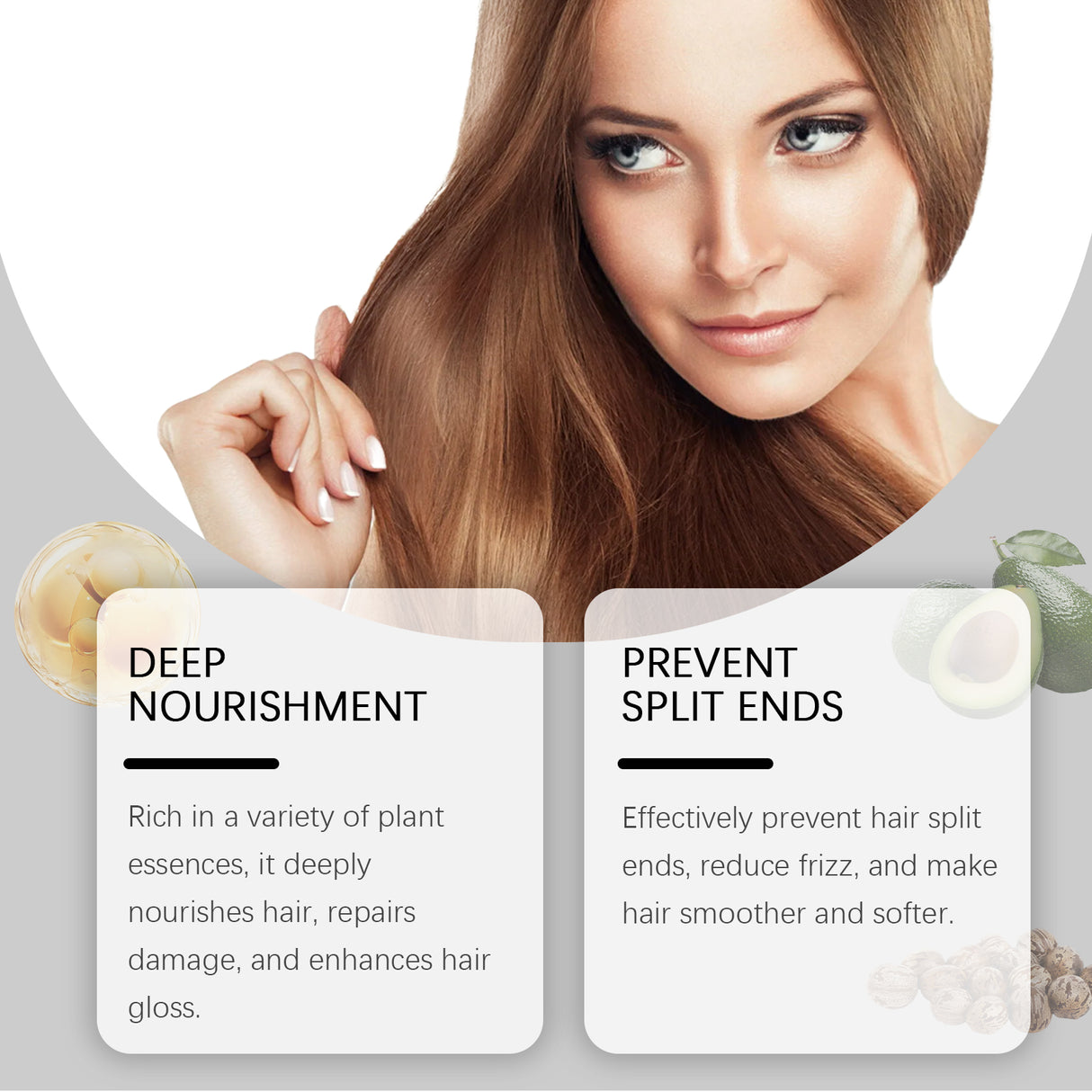 Nourishing Leave-In Conditioner Repair Dry Hair, Moisturize Hair, Soften And Shine Hair Care Essence - V.I.P Digital Presence