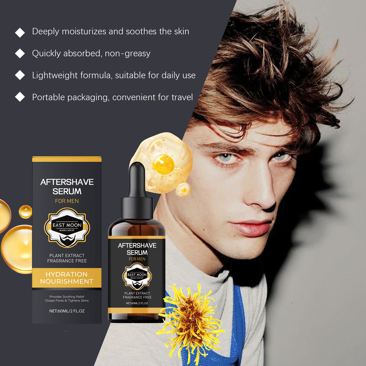 Soothing Aftershave Essence Gently Relieves Shaving Discomfort Moisturizing Repair Refreshing And Comfortable - V.I.P Digital Presence