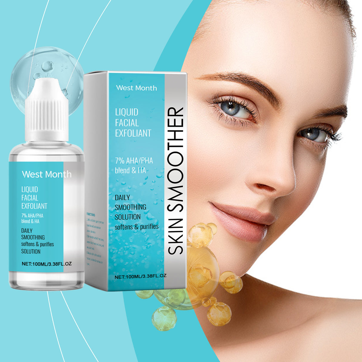 Facial Exfoliating Essence Gently Cleanses Facial Exfoliating Pores And Smooths Skin