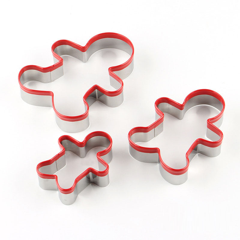 Christmas Gift Gingerbread Man Christmas Biscuit Mold Sandwich Cutting Cake Mold Vegetable and Fruit Cutting Biscuit Cutting Mold - V.I.P Digital Presence