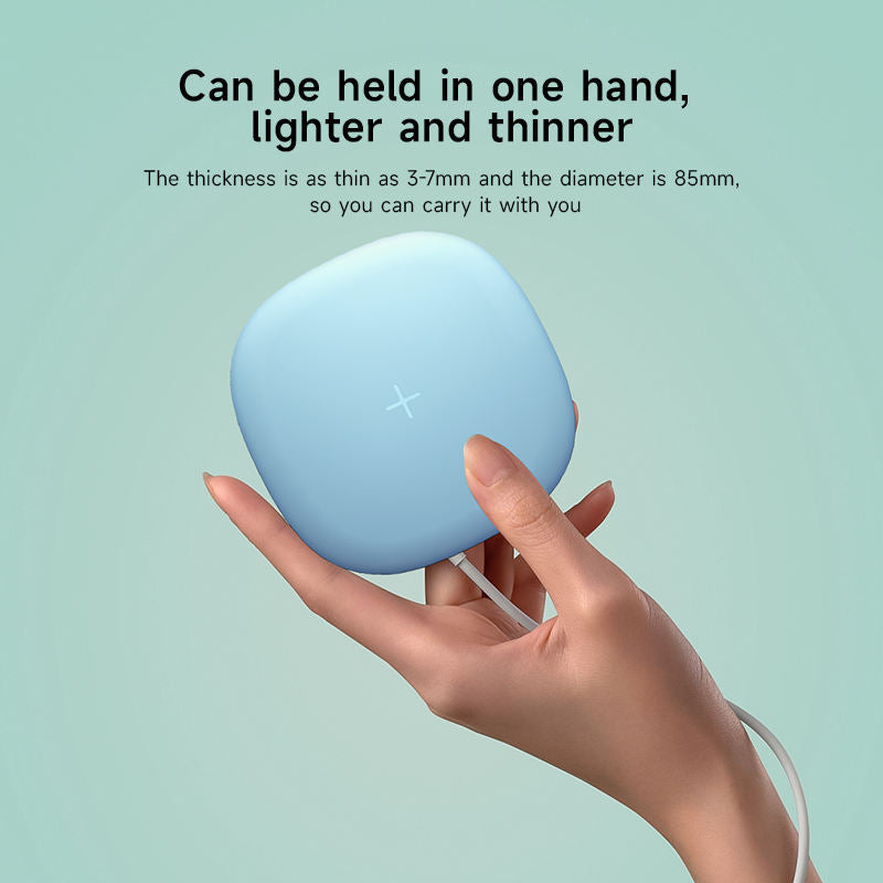 Single Charging Mobile Desktop Wireless Charger Suitable for Samsung Huawei Mobile 15W Wireless Charger Square