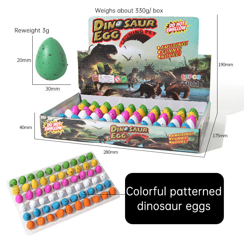 Dinosaur egg children soak in water to expand hatching small toys cracked shell simulation animal - V.I.P Digital Presence