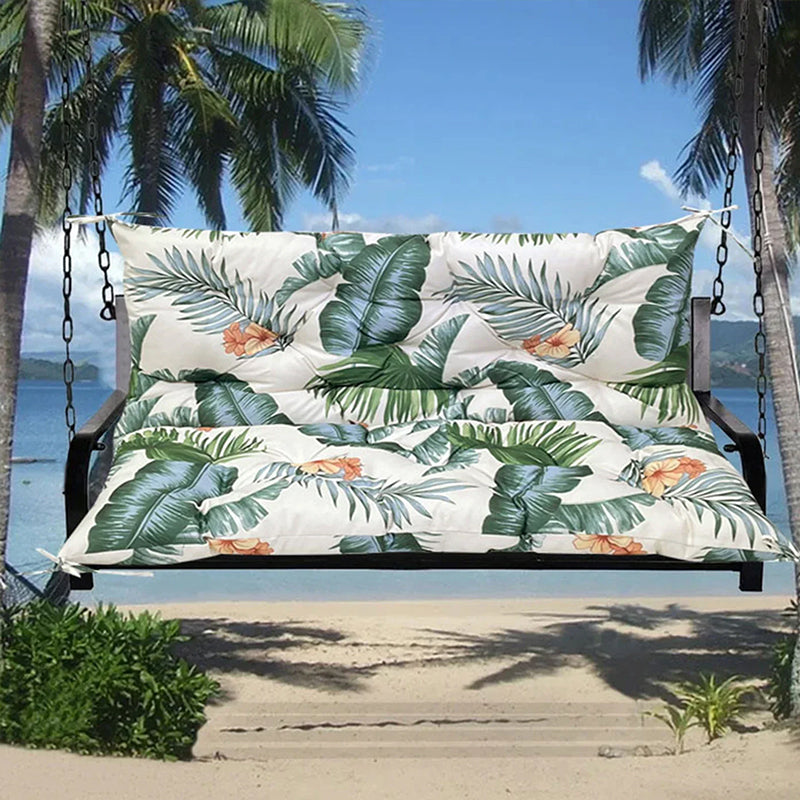 Outdoor 2/3-seater bench/swing cushions: thickened, with backrest, waterproof. - V.I.P Digital Presence