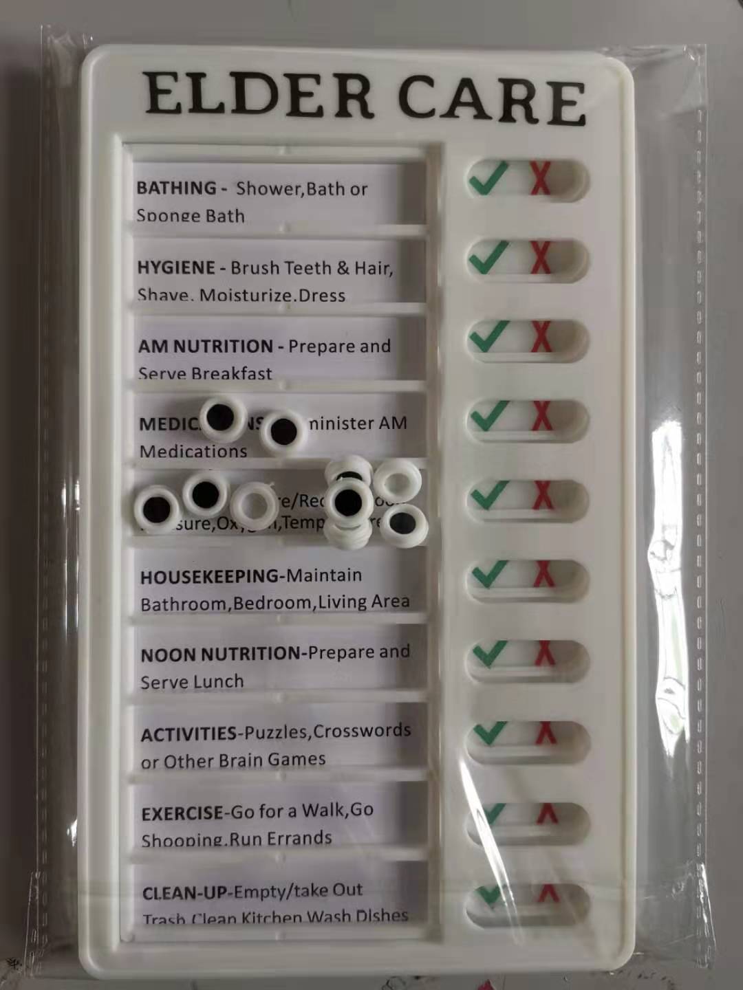 RV Memo Message Checklist Plastic Memo Plastic Board Record Checklist - V.I.P Digital Presence