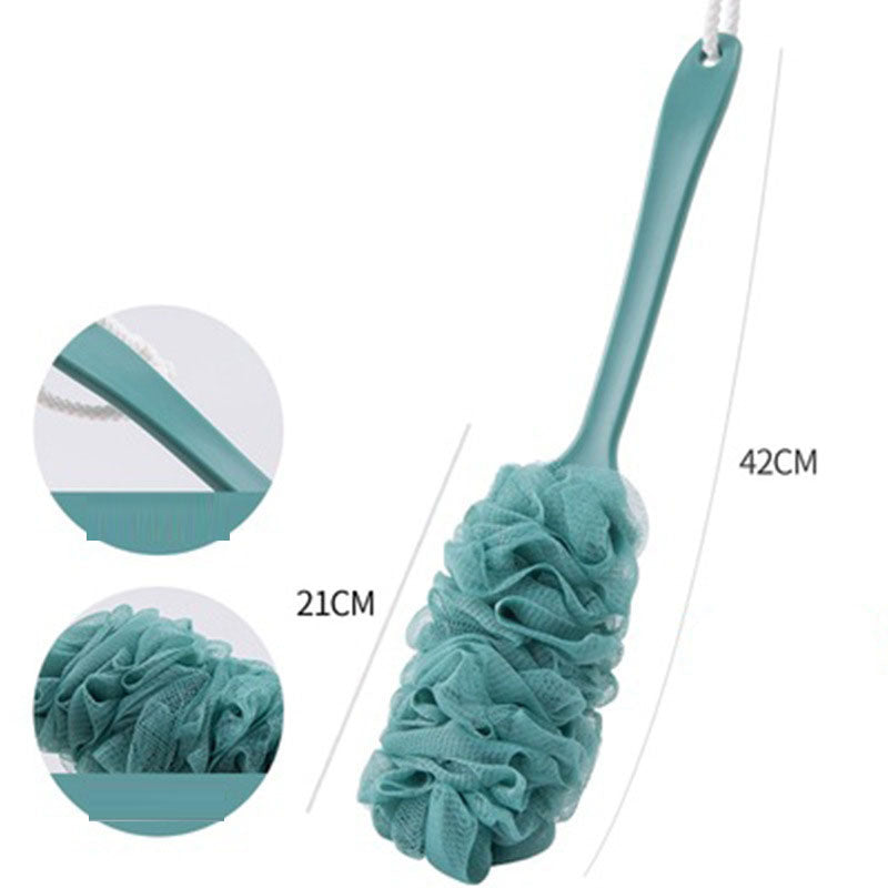 Long handled large bath brush, long handled scrubbing bath tool, flower bath brush, scrubbing bath brush, scrubbing bath ball, s - V.I.P Digital Presence