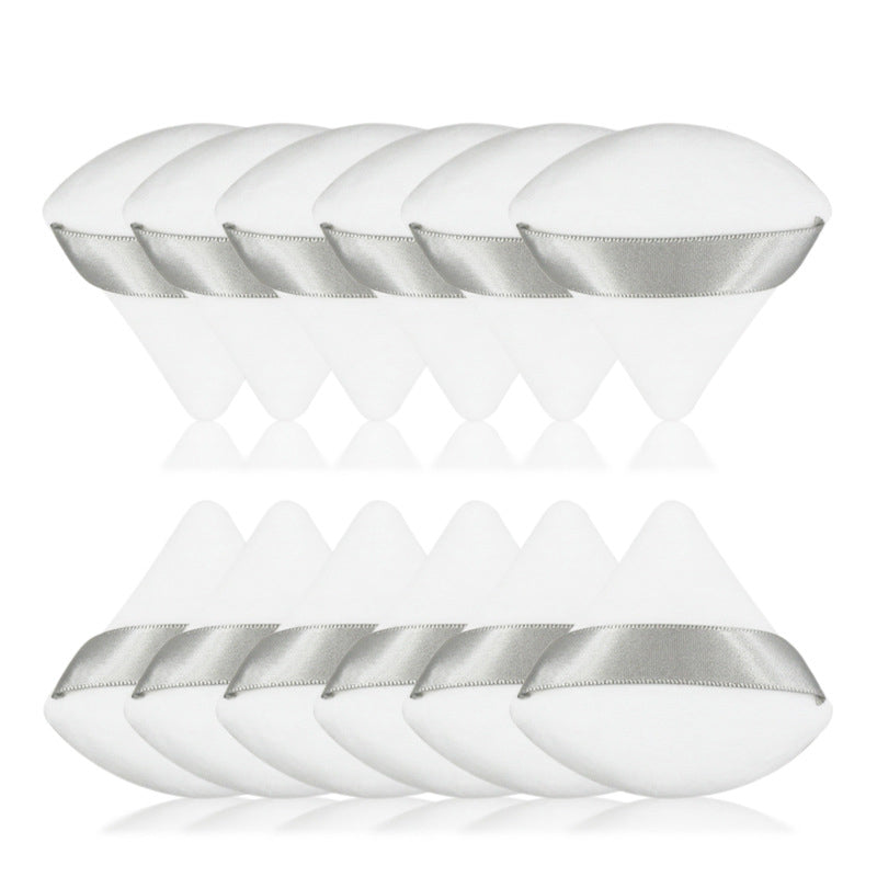 Triangle Dry Powder Puff Fiber Crystal Cotton Delicate On Makeup Beauty Tools Powder Puff - V.I.P Digital Presence