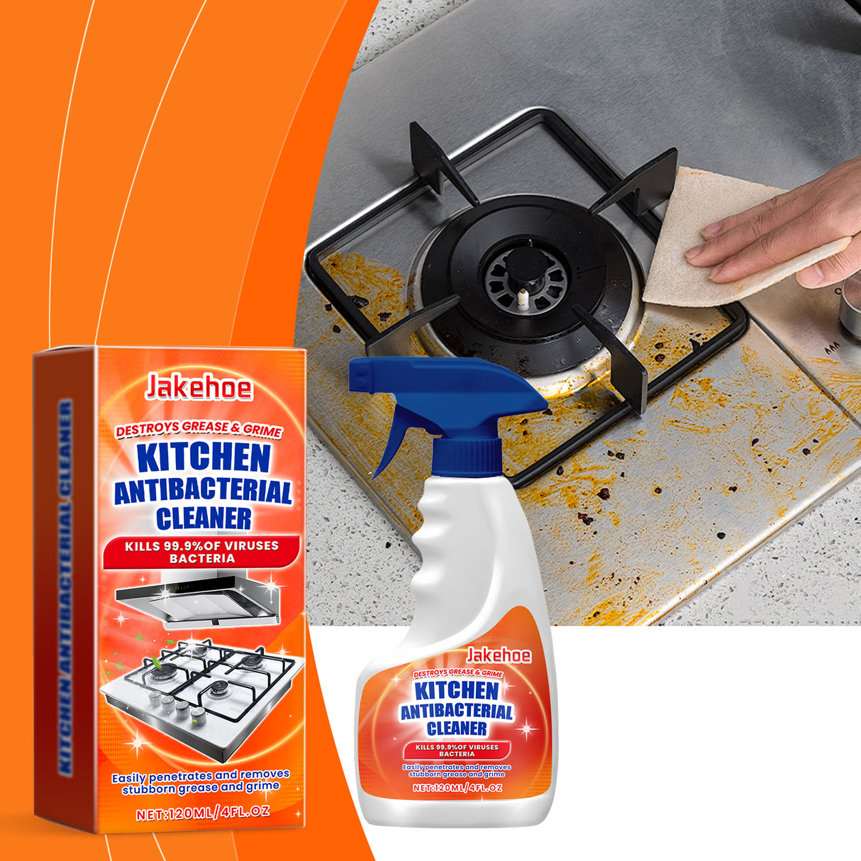 Kitchen Spray Cleaner, Kitchen Stove Hood Cleaning Oil And Dirt Removal Cleaner - V.I.P Digital Presence
