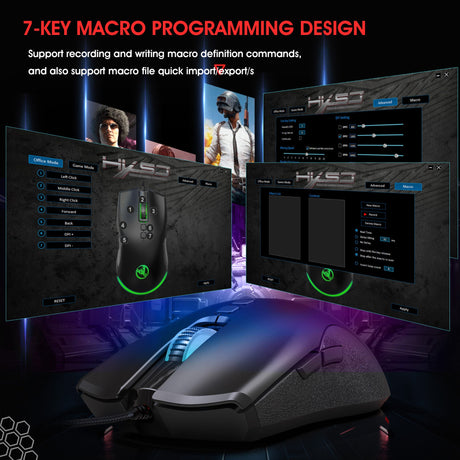 Esports Colorful Luminous Wired Mouse USB Laptop CF LOL Gaming Mouse - V.I.P Digital Presence