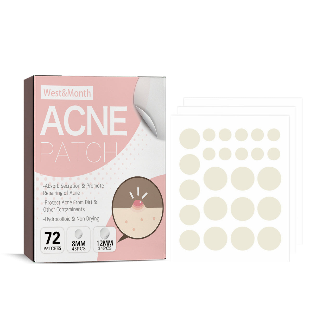 Acne Patch, Repair Acne Pimples Acne Invisible Concealer Breathable Acne Patch - V.I.P Digital Presence