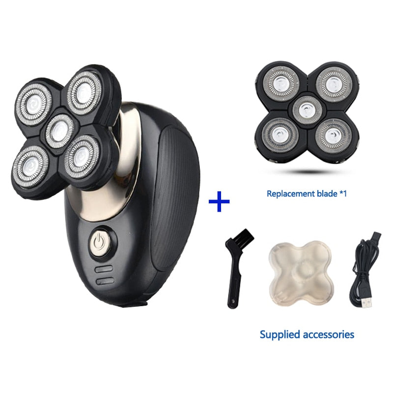 Multifunctional Grooming kit Electric Shaver Wet Dry For Men Electric Razor Rechargeable Bald Head Shaving Machine Beard Trimmer - V.I.P Digital Presence