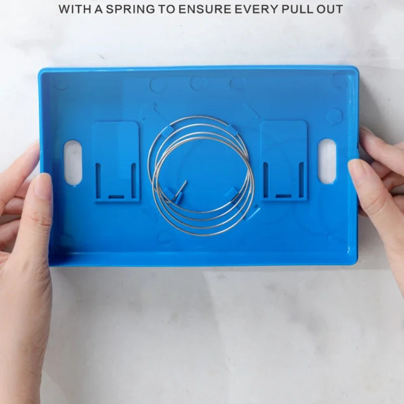 ABS Building Block Shaped Tissue Box Wall-mounted Creative Face Towel Box Organizer Perforation-free Removable - V.I.P Digital Presence