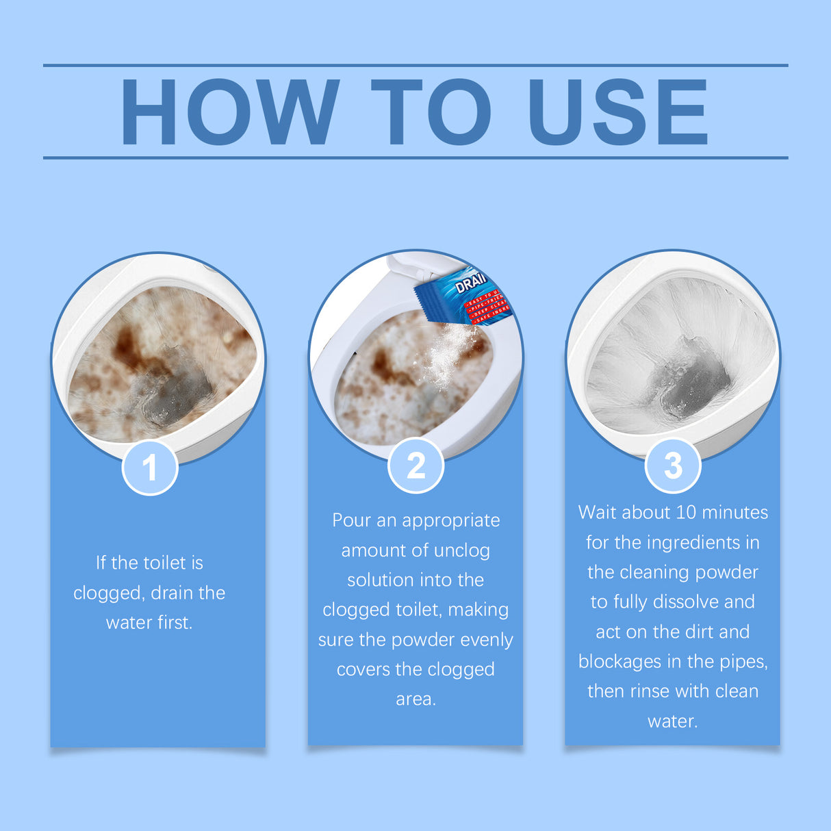 Toilet Dredging Cleaning Powder, Toilet Toilet Drainage Pipe Anti-Blockage And Odor Cleaning Powder - V.I.P Digital Presence