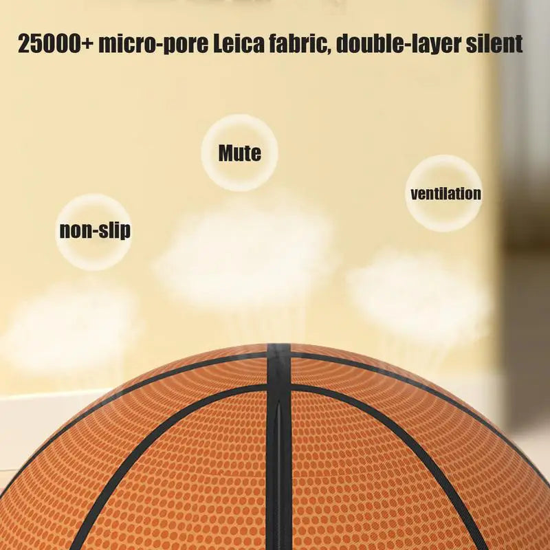 Indoor Basketball Silent 7 Inches Cloth Quiet Basketball With Zipper Silent Dribbling Training Ball Removable Cover For School - V.I.P Digital Presence