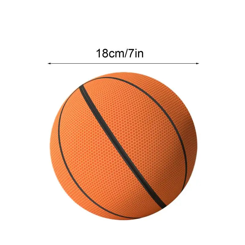 Indoor Basketball Silent 7 Inches Cloth Quiet Basketball With Zipper Silent Dribbling Training Ball Removable Cover For School - V.I.P Digital Presence