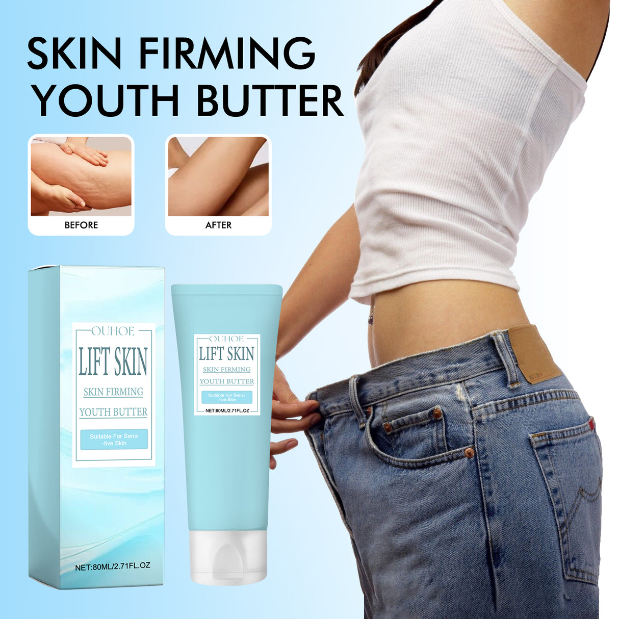 Skin Firming Youth Butter, Moisturizing And Hydrating Deep Moisturizing Skin Firming Whitening Body Cream - V.I.P Digital Presence