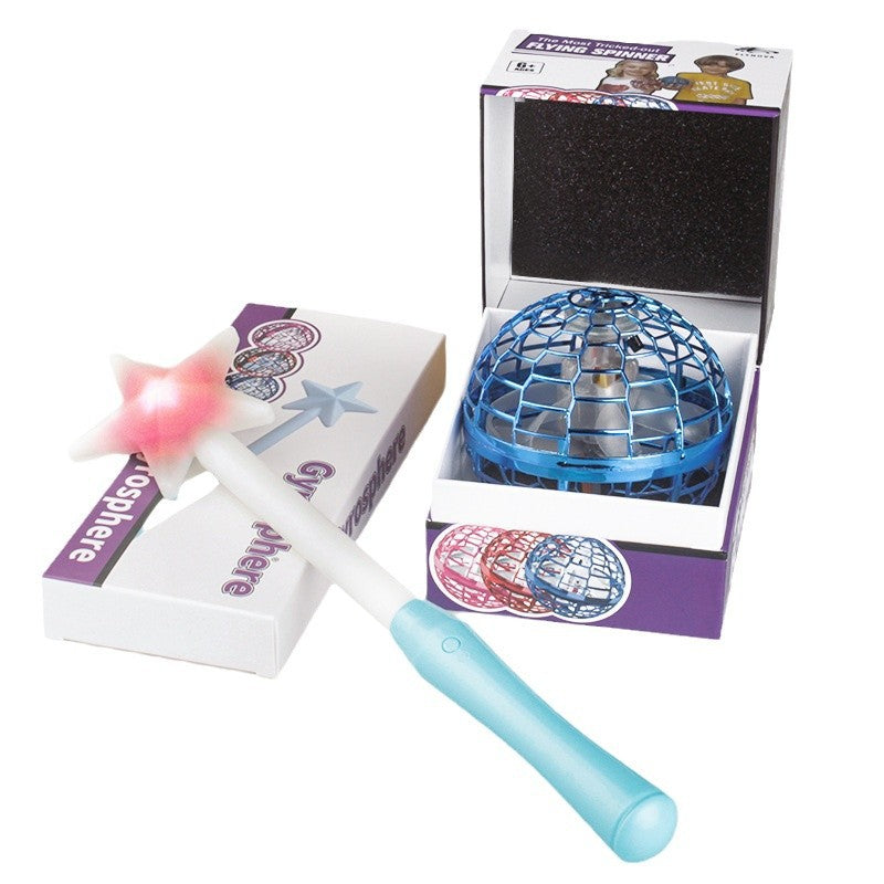 UFO intelligent sensing spinning ball magic flying ball floating ball fingertip glowing magic ball children's toy - V.I.P Digital Presence