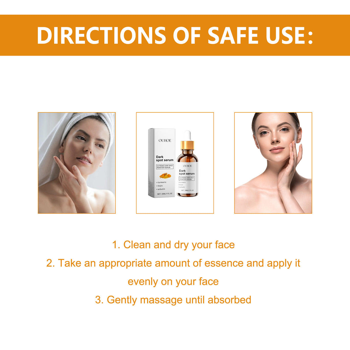 Dark Spot Serum, Hydrating Moist Firming Facial Skin Repair Skin Dark Bright Skin Care Essence - V.I.P Digital Presence