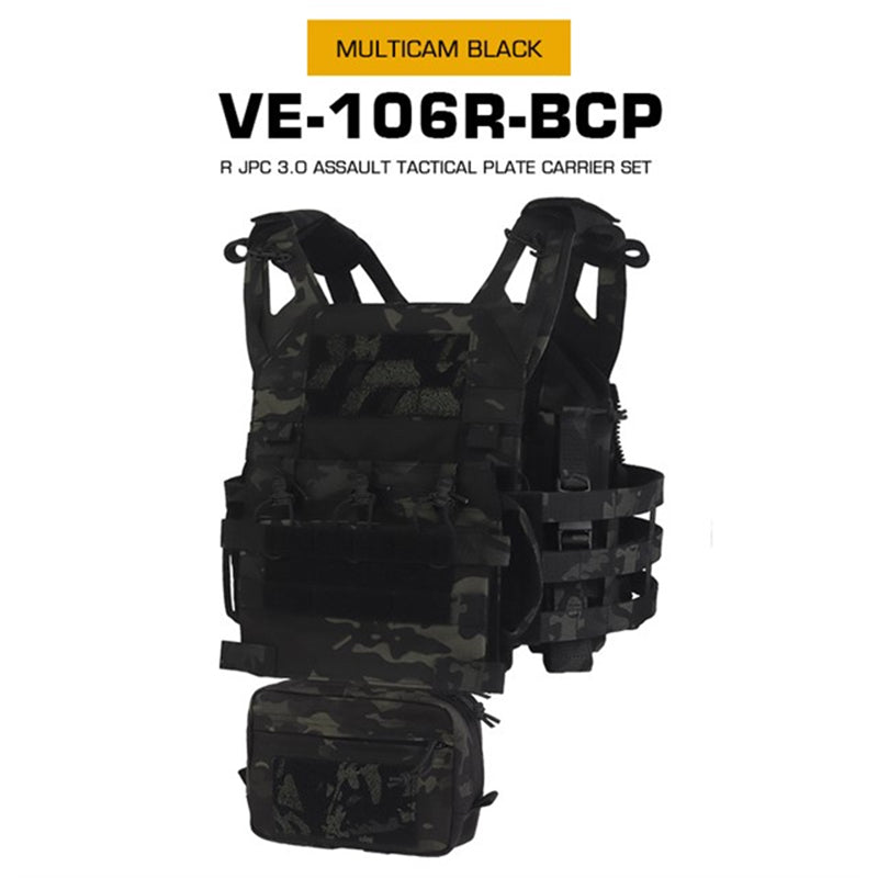 R Series JPC 3.0 Assault Tactical Set, Quick-Release, for Airsoft & Hunting, with Pouch. - V.I.P Digital Presence